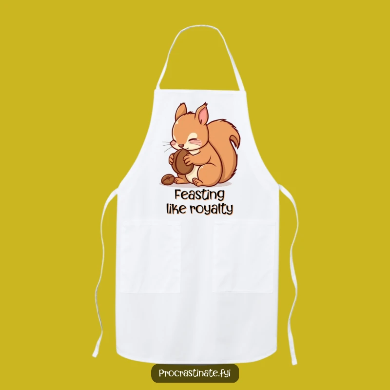 Funny Kawaii Squirrel Apron: Cute Nut Chef Kitchen Wear, The Ultimate Funny Gift