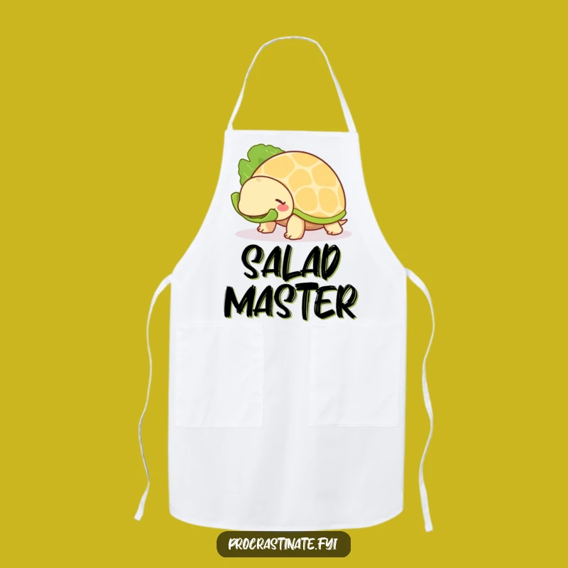 Funny Turtle Apron: Cook at Your Own Pace with This Hilarious Chef's Apron