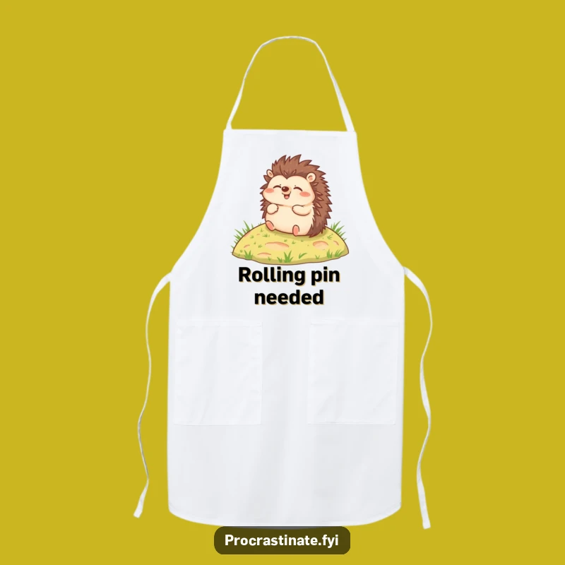 Funny Hedgehog Apron: Cook with Joyful Charm