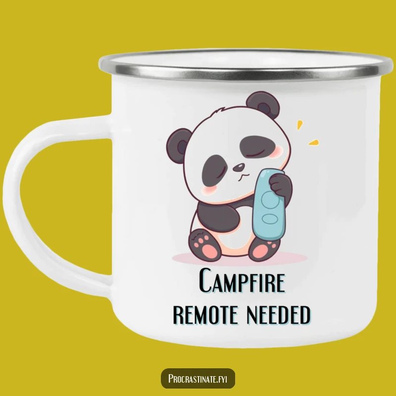 Funny Panda Camping Mug: Effortful Sips for Lazy Adventures
