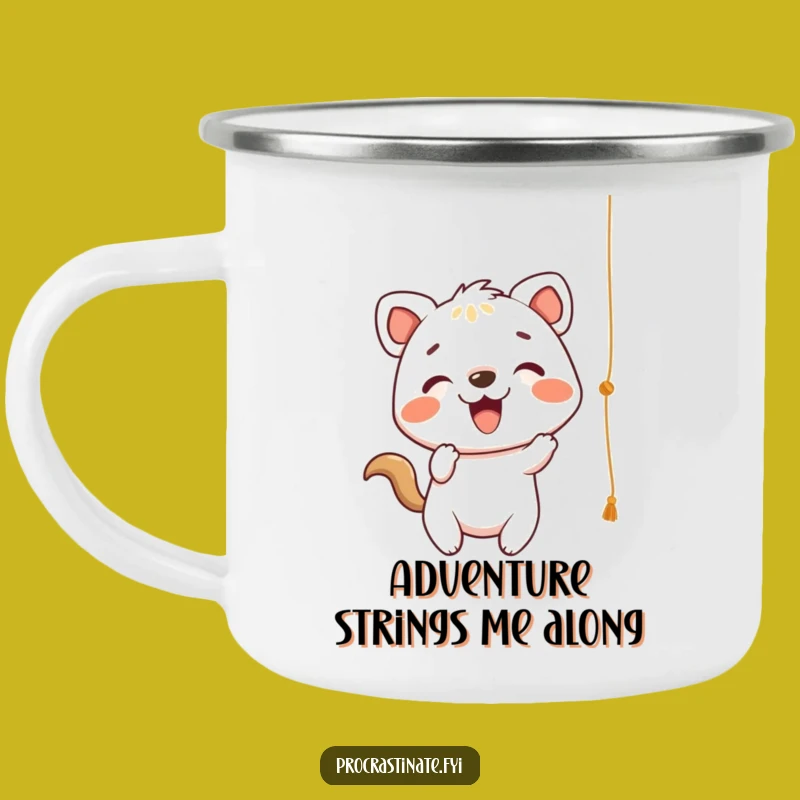 Funny Adventure Animal String Camping Mug: Playful Fun, Perfect Gift!