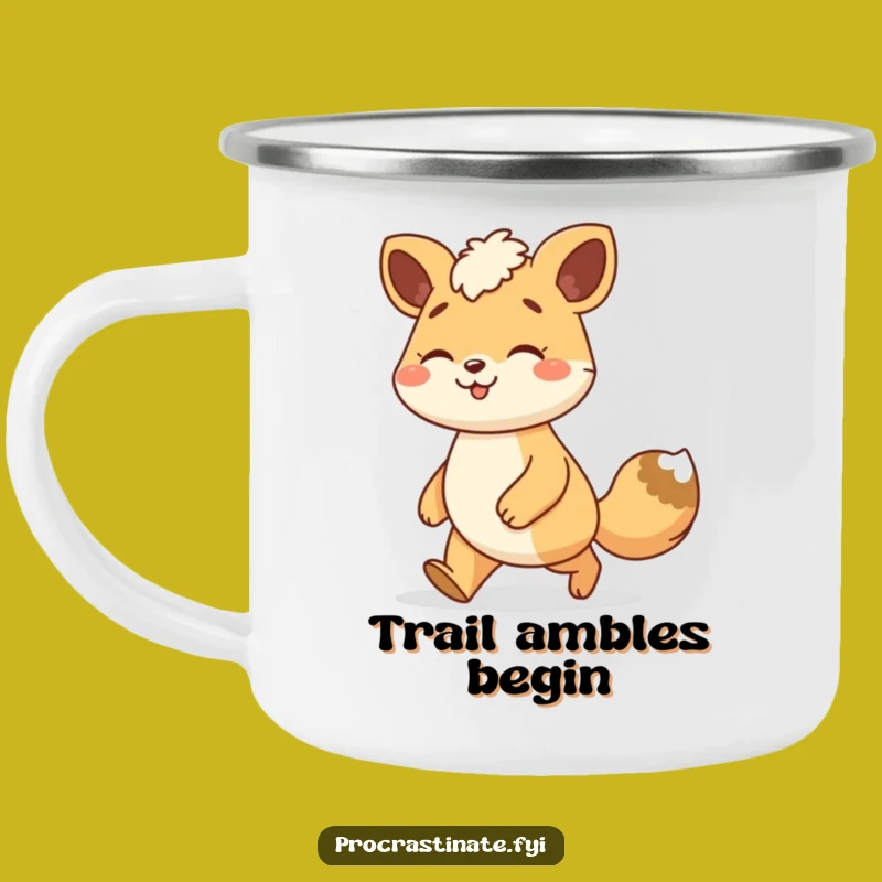 Funny Animal Stroll Camping Mug: Relaxed Gait Outdoor Gift