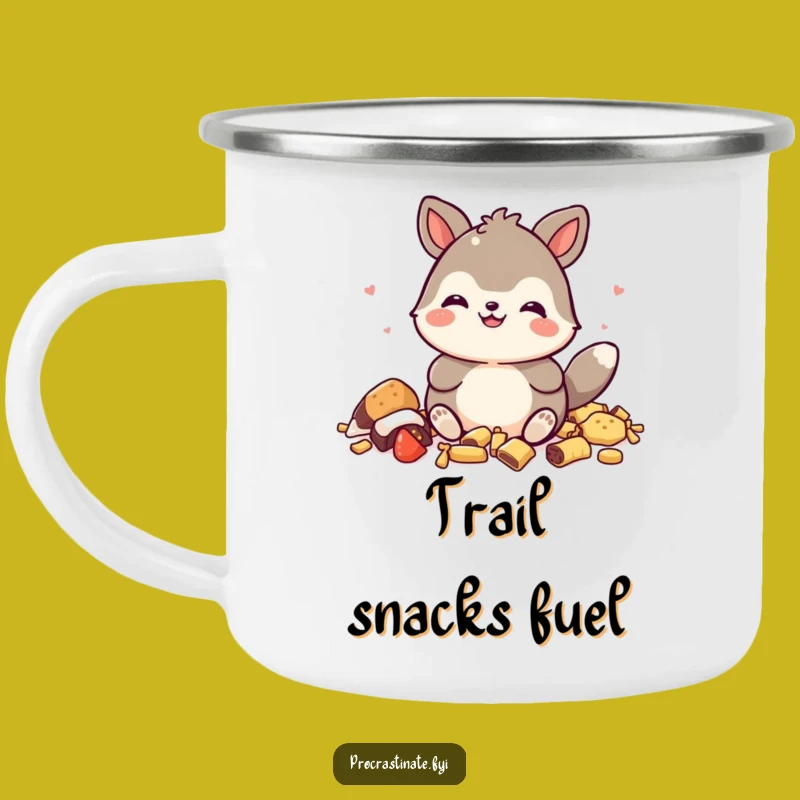Funny Snack King Animal Camping Mug - Hilarious Outdoor Companion