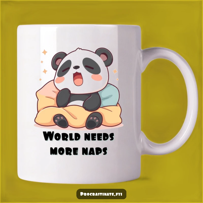 Funny Sleepy Panda Yawn Mug: The Ultimate Cozy Comfort Gift for Pillow Lovers