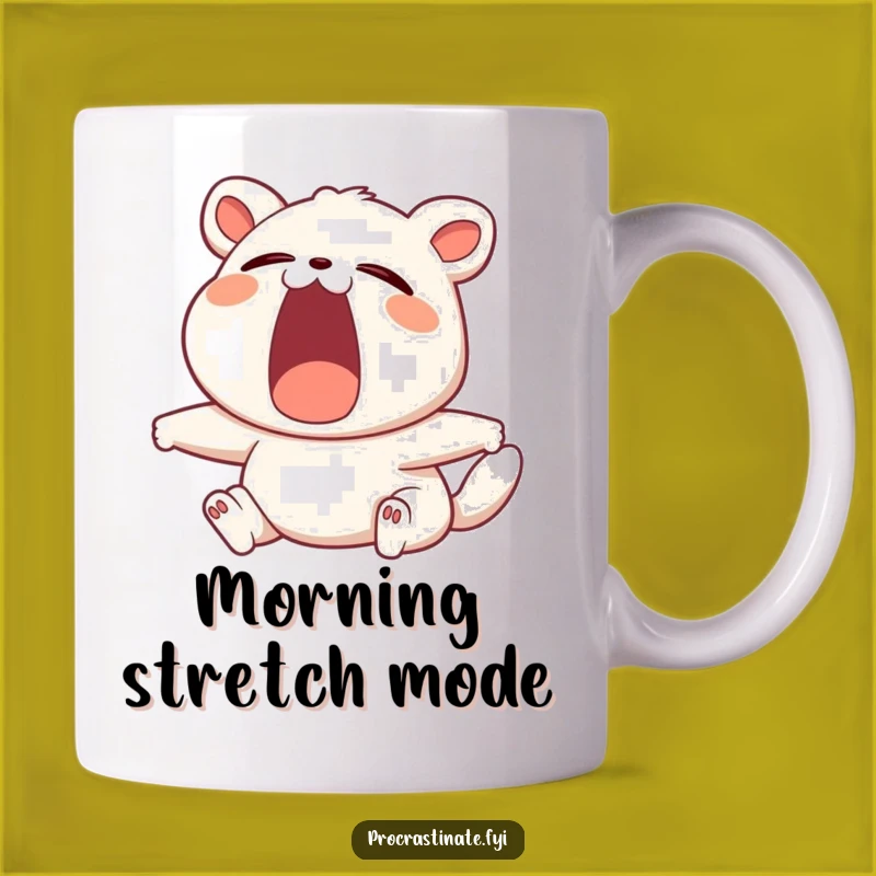 Funny Yawning Animal Mug - Perfect Sleepy Hilarious Gift