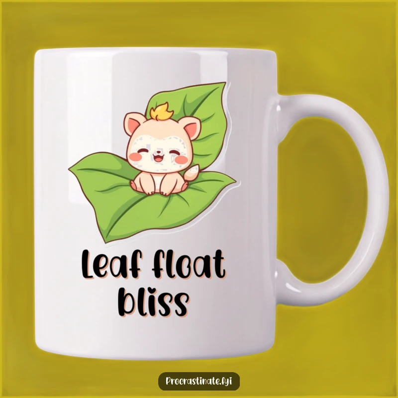 Funny Floating Animal Leaf Mug - Perfect Whimsical Hilarious Gift