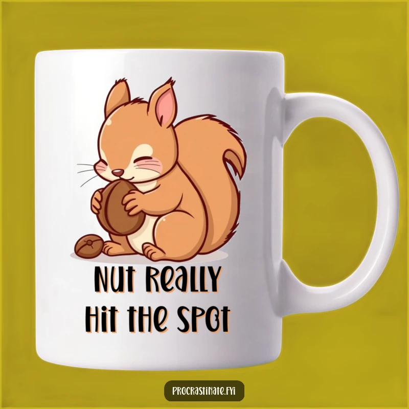 Funny Kawaii Squirrel Mug: Adorable Nut Muncher, Perfect Cute Gift for Animal Lovers