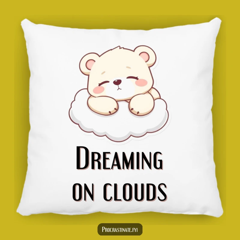 Funny Lazy Bear Cub Pillow - Cloud-Soft Comfort and Hilarious Snuggles!