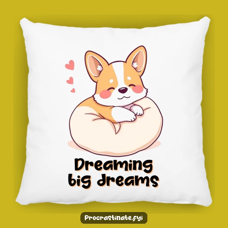 Funny Corgi Pillow Dream Pillow: Sweet Dreams Funny Comfort