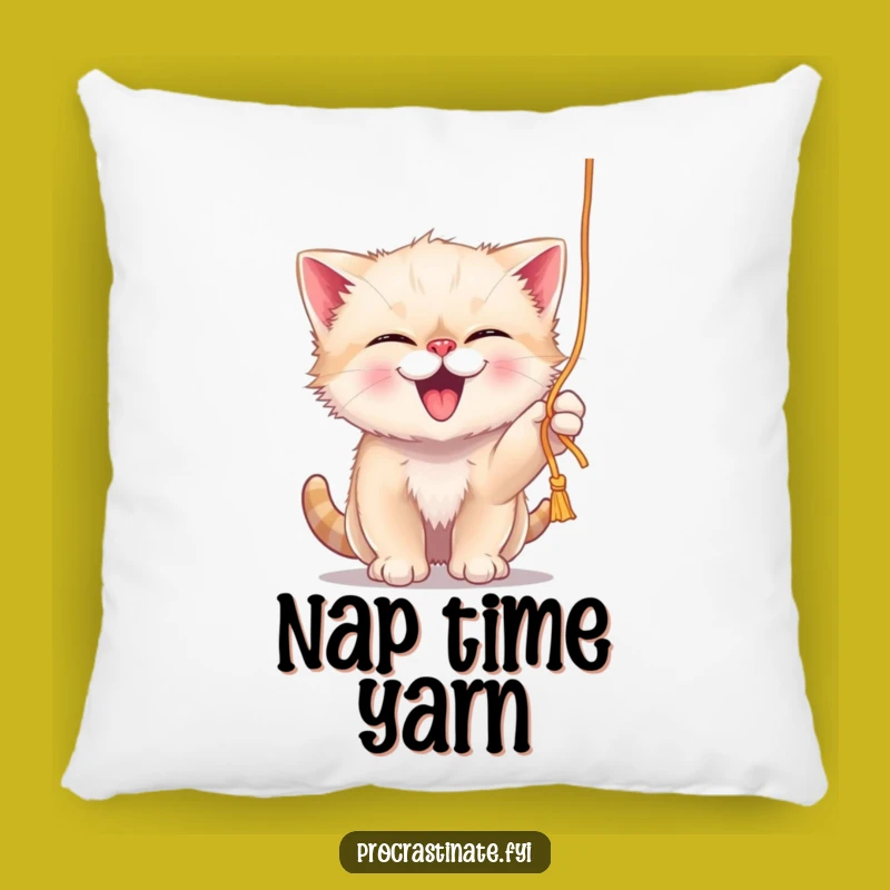 Funny Kitten Yarn Play Pillow: Playful Comfort Funny