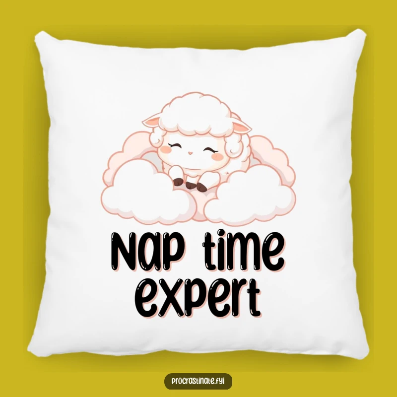 Funny Sheep Cloud Pillow: Cozy Up with This Adorable Sleepy Sheep Decorative Pillow