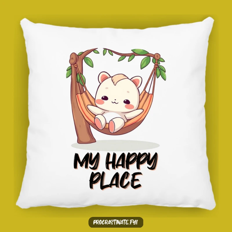 Funny Blank-Face Hammock Pillow: Soft & Relaxed Design, Comfy Accent for Humorous Gift Lovers