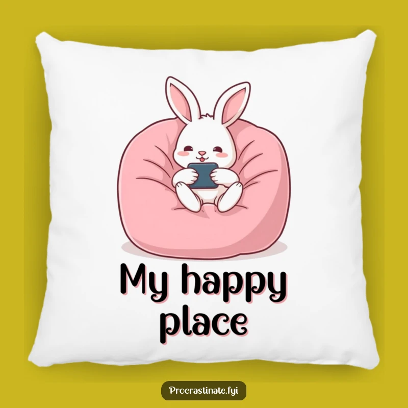 Funny Rabbit Lounging Pillow: Cozy and Hilarious Comfort for the Relaxed Soul
