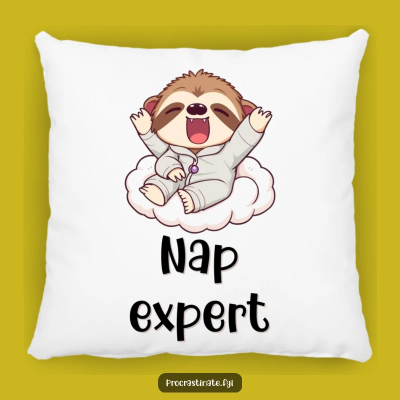 Funny Sloth Pajama Pillow: Lazy Decor for Ultimate Comfort
