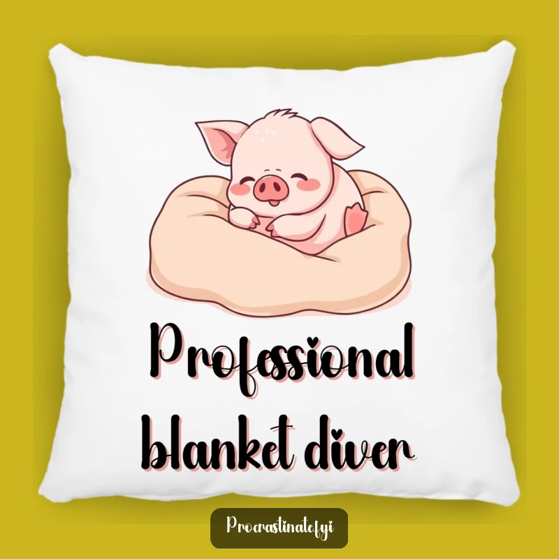 Funny Piglet Blanket Pillow: Ultimate Coziness & Adorable Art, Perfect Funny Gift