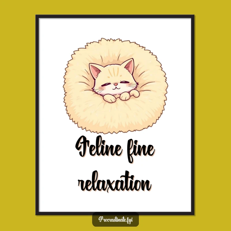 Funny Cat Blanket Digital Art: Instant Cozy Vibes for Your Walls