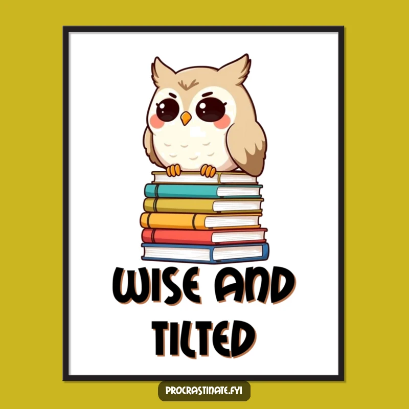Funny Owl Digital Art - Instant Wise Decor!