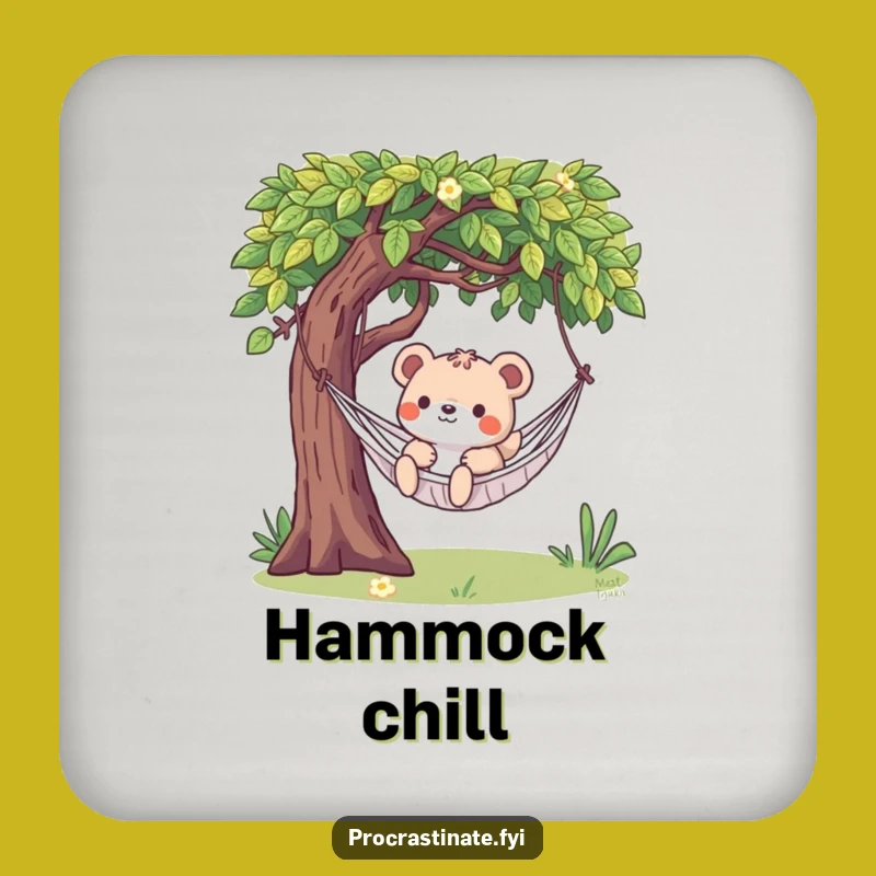Funny Animal Hammock Coaster - Hilarious Protection for Your Surfaces