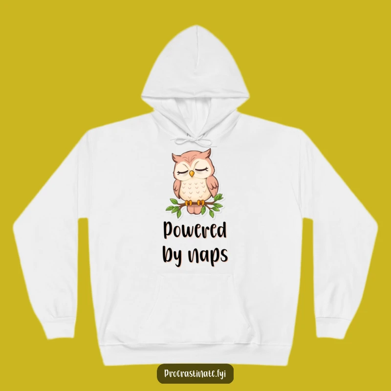 Funny Sleepy Owl Hoodie: Cozy Wear for the Permanently Tired