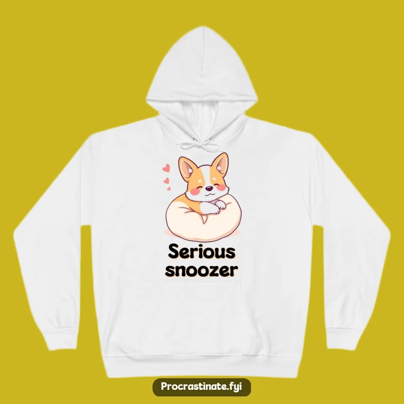 Funny Corgi Pillow Dream Hoodie: Cozy Up in Dreamy Comfort