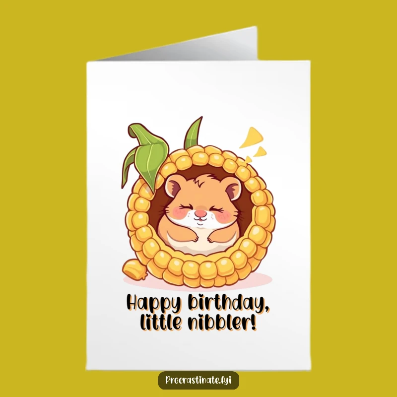 Free Printable Hamster Birthday Card Happy Nap Downloadable Funny Gift