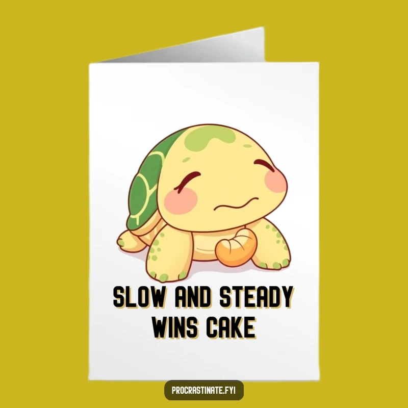 Free Printable Turtle Birthday Card: Slow Snack for a Cheerful Birthday Gift