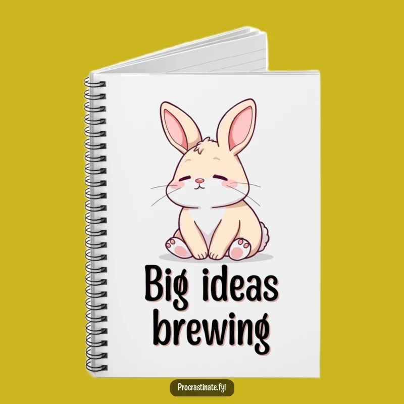 Funny Bunny Notebook: Jot Down Thoughts with This Peaceful Gazer Journal