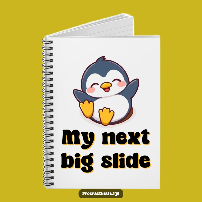 Funny Penguin Snow Notebook: Joyful Penguin Journal, Cute & Hilarious Stationery, Perfect Funny Gift
