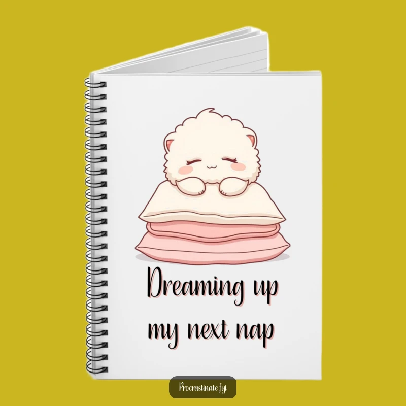 Funny Sleepy Creature Notebook: Cozy Slumped Character Journal, Hilarious Relaxation Gift