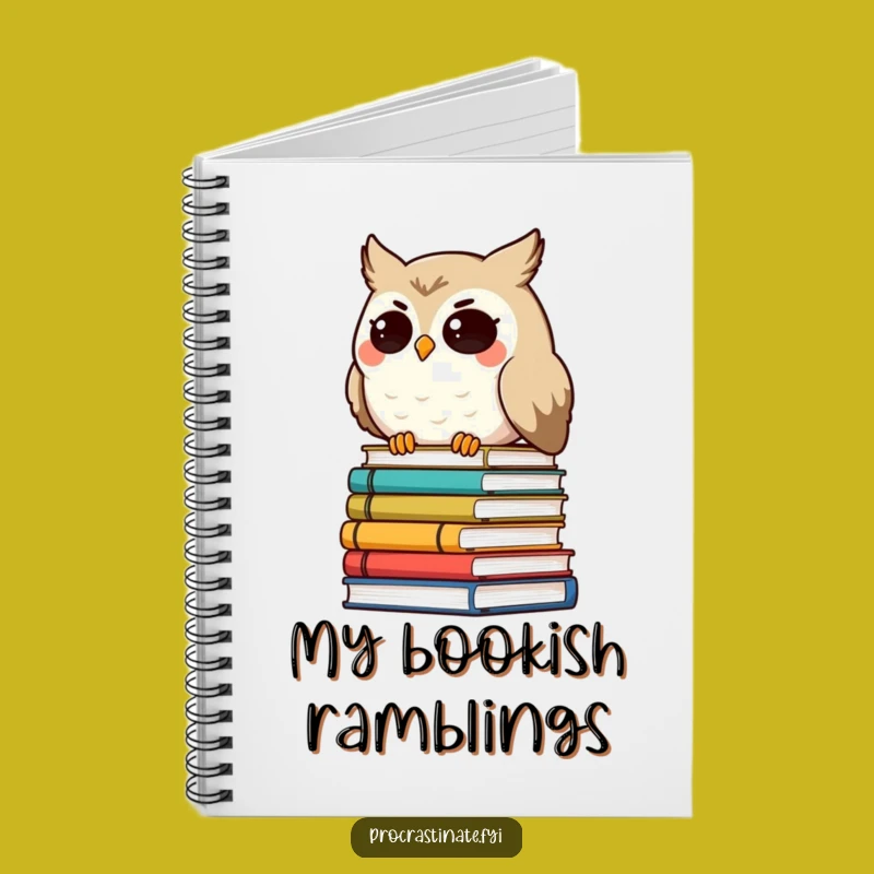 Funny Owl Notebook - Jot Down Wise Ideas & Quotes!