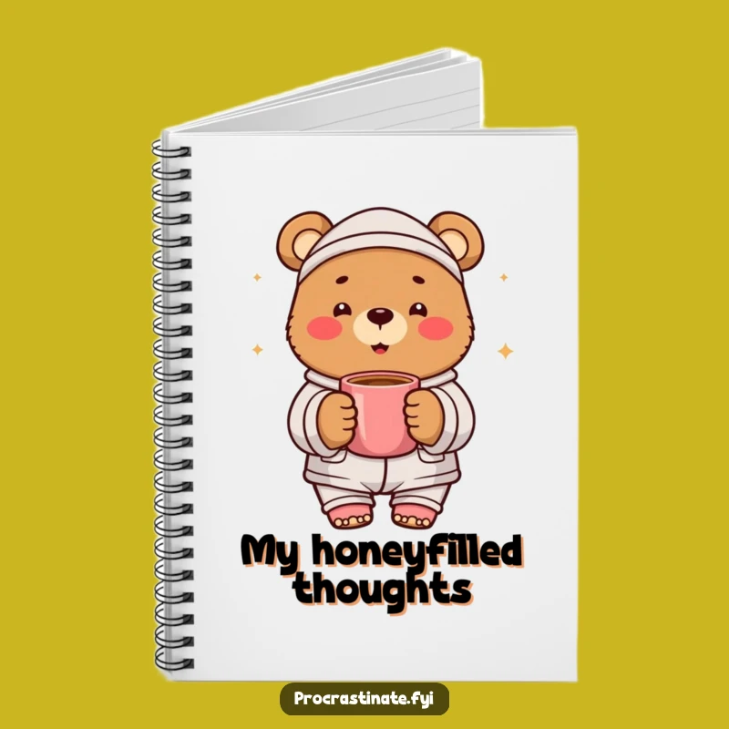 Funny Bear Pajama Notebook: Jot Down Cheerful Thoughts!