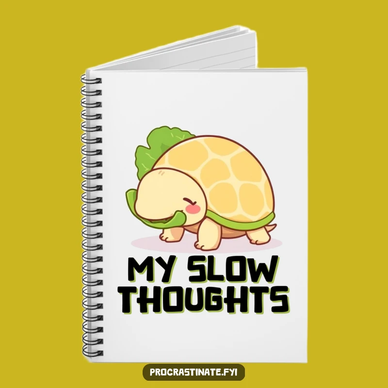 Funny Turtle Notebook: Journal Your Thoughts at a Leisurely Pace
