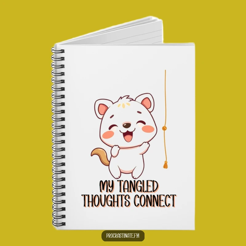 Funny Playful Animal String Notebook: Cheerful Journal, Perfect Gift!