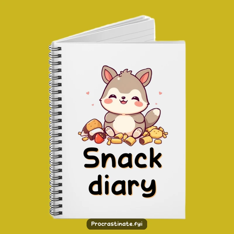 Funny Snack King Animal Notebook - Hilarious Journal for Your Ideas