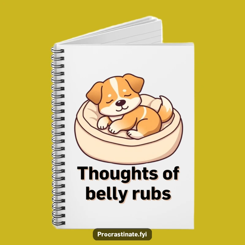 Funny Content Dog Notebook: Jot Down Ideas with Canine Comfort, Perfect Gift