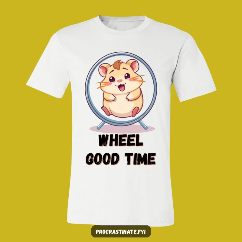 Funny Hamster Wheel T-Shirt: Hilarious Dizzy Fun Tee for Pet Enthusiasts