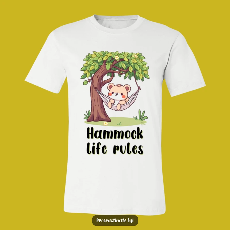Funny Animal Hammock T-Shirt - Hilarious Tee for Ultimate Chill