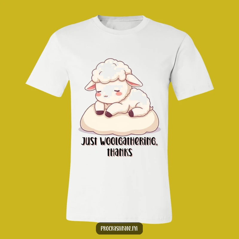 Funny Sheep Blanket Tee: Cozy & Hilarious Relaxation Gift Shirt