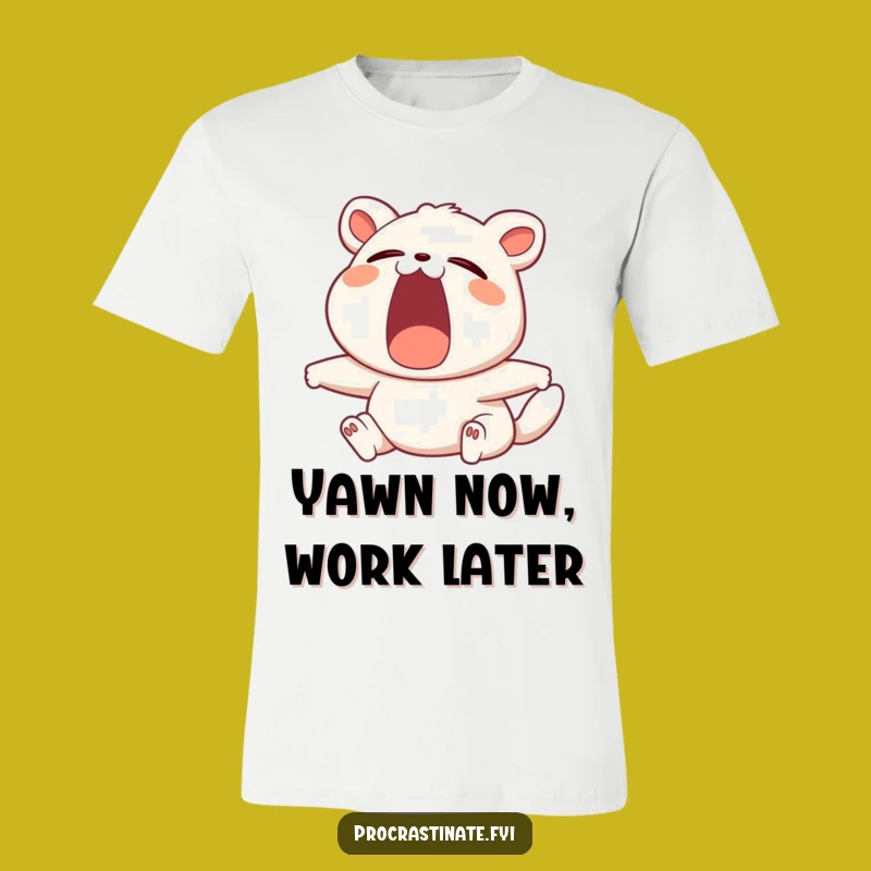 Funny Yawning Animal T-Shirt - Hilarious Tee for Ultimate Comfort