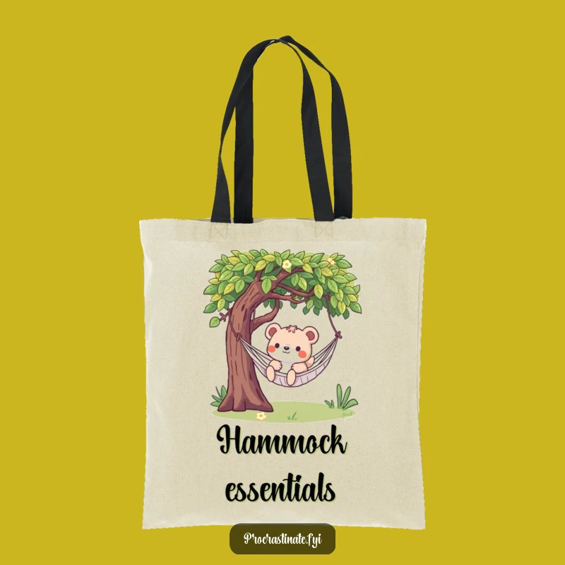 Funny Animal Hammock Tote Bag - Hilarious Carry-All for Your Leisure